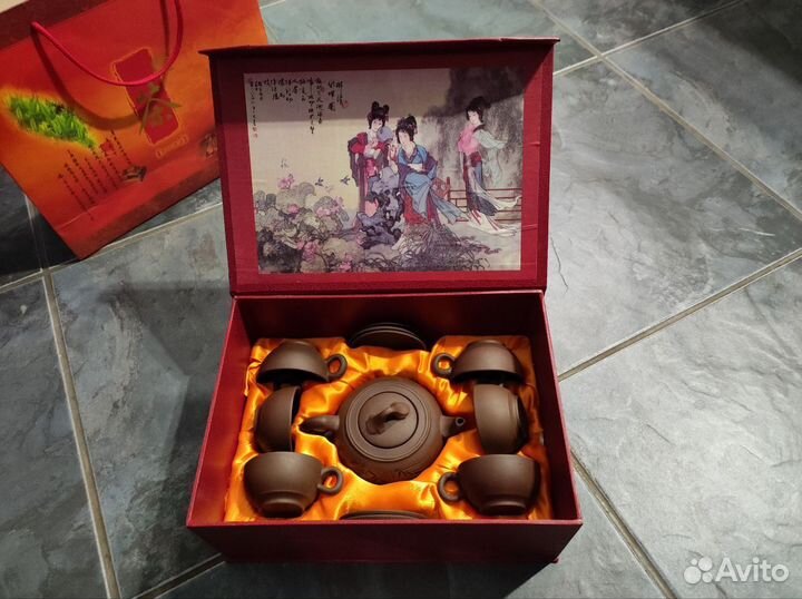 Китайский чайный сервиз, барабаны традиционные