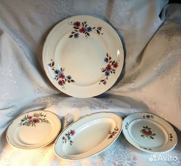 Винтажные блюда завода Конаково