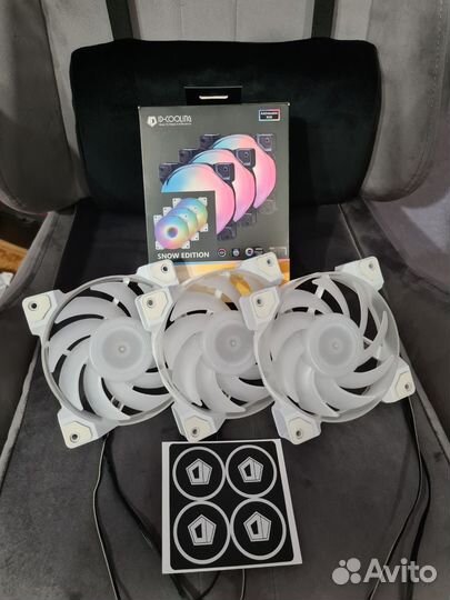 Вентиляторы для корпуса id-cooling df-12025-argb