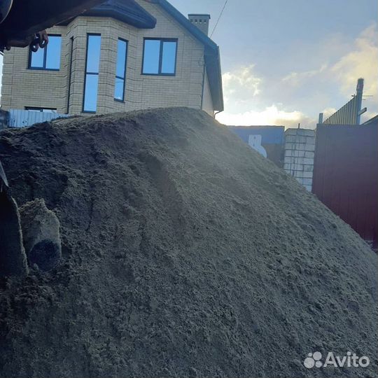 Песок строительный в наличии с доставкой