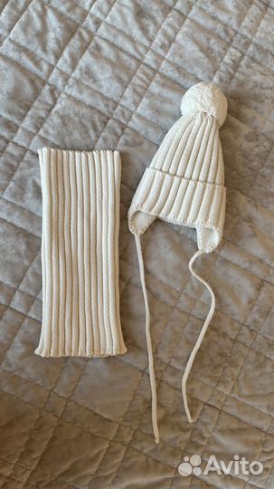 Комплект шапка, шарф