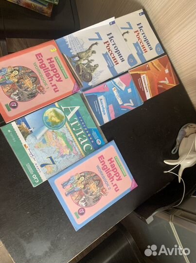 Атласы, контур.карты, дилактика, рабочие тет. 7 кл