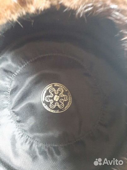 Шапка норка серая