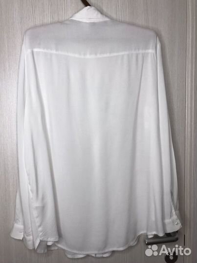 Белая рубашка женская H&M вискоза
