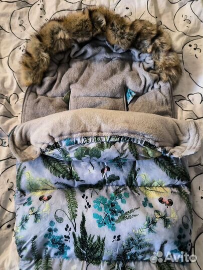 Зимний конверт в коляску