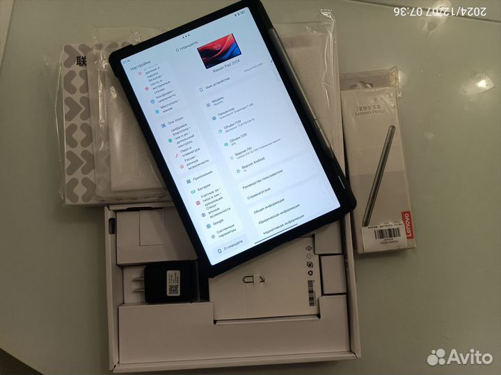 Планшет Lenovo xiaoxin pad 2024 8/128 Стилус/Чехол