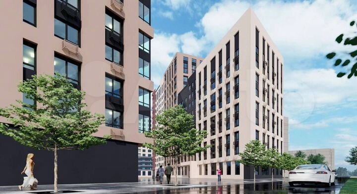 Квартира-студия, 23,3 м², 3/15 эт.