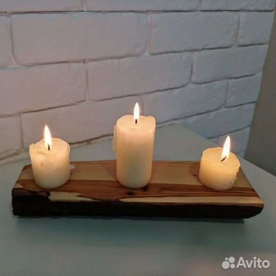 Подсвечник из сливы