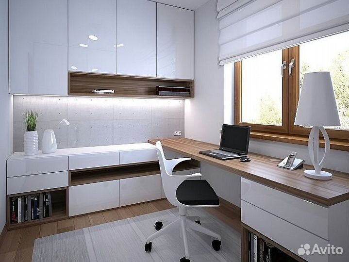 Рабочая зона для школьника у окна в рассрочку