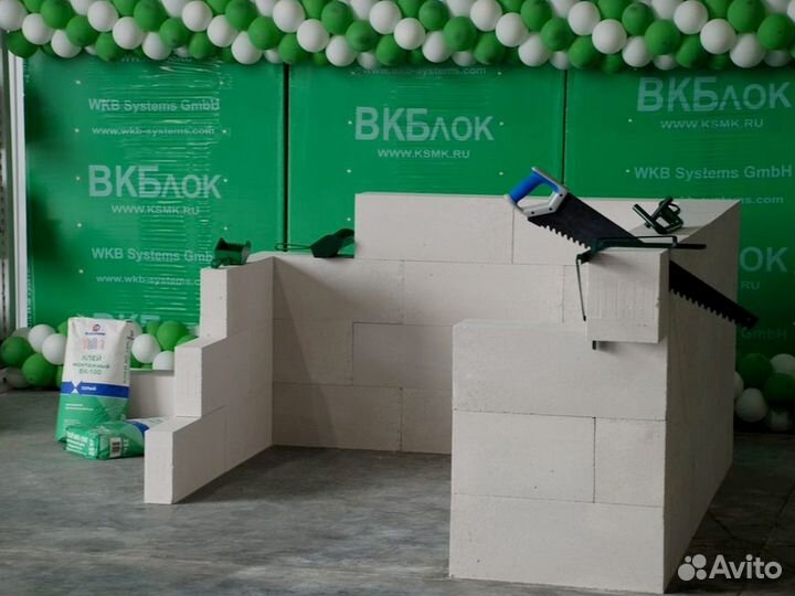 Газоблок от производителя вкб