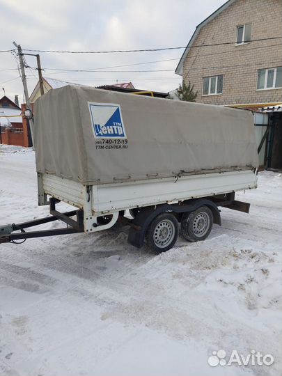 Прицеп легковой двухосный с тормозами