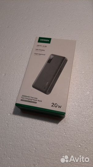 Внешний аккумулятор \ Powerbank Ugreen 20000mAh