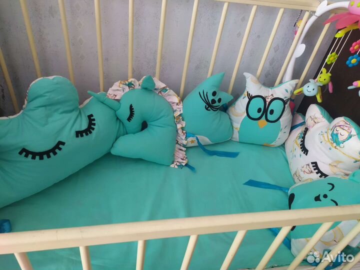 Бортики в детскую кроватку