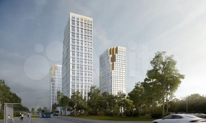 2-к. квартира, 46,2 м², 13/31 эт.