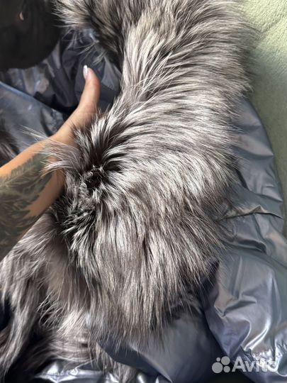 Пуховик С чернобуркой