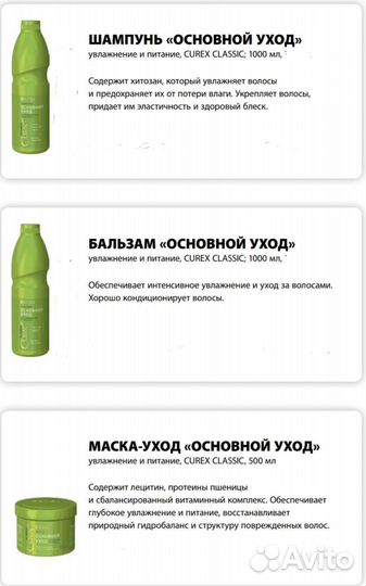 Шампуни и бальзамы Estel Основной Уход