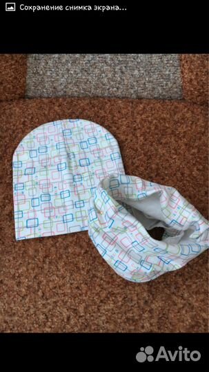 Комплект шапка и снуд