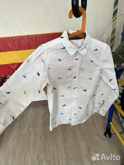 Рубашка h&m 122, 116