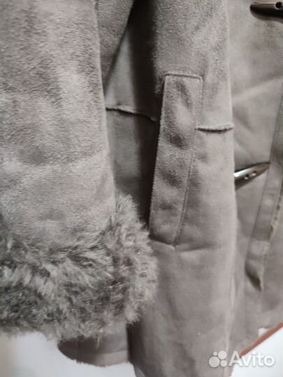 Дубленка женская укороченная лёгкая 48 50
