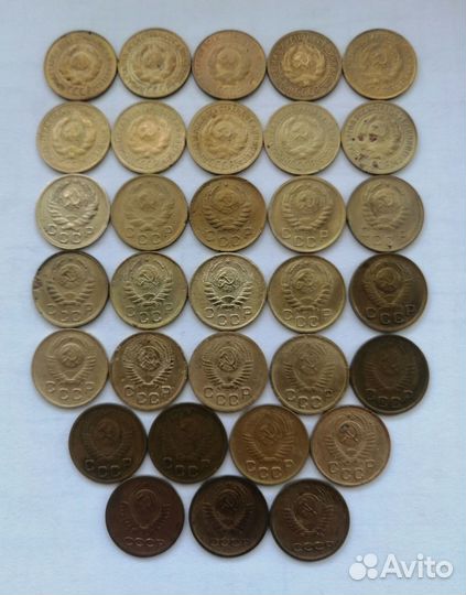 1 копейка Ранние Советы СССР погодовка