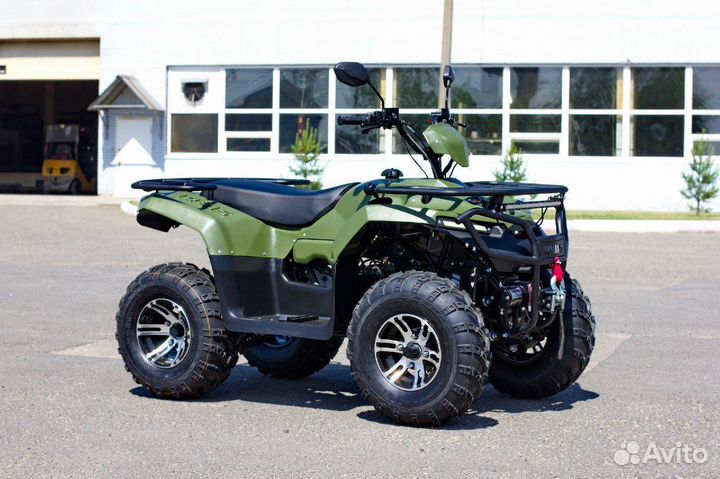 Квадроцикл irbis ATV 200 LUX (+лебедка) хаки (птс)