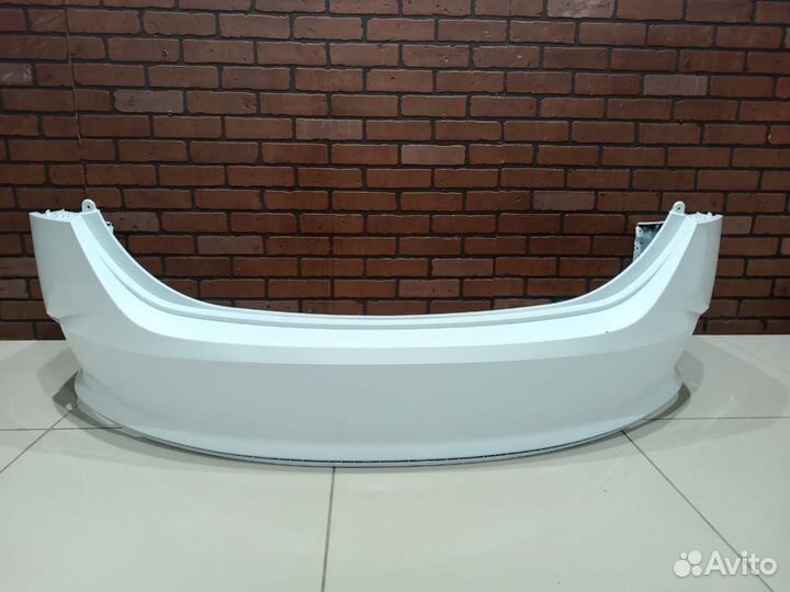 Бампер задний Hyundai Solaris 2020- белый PGU