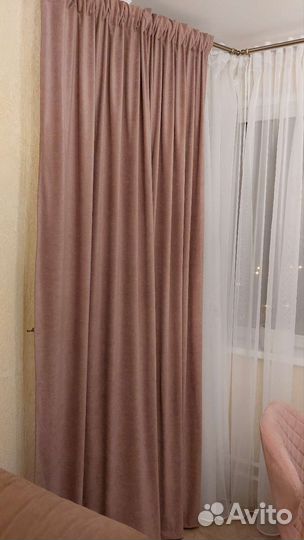 Шторы 2 шт 200 на 260 - новые