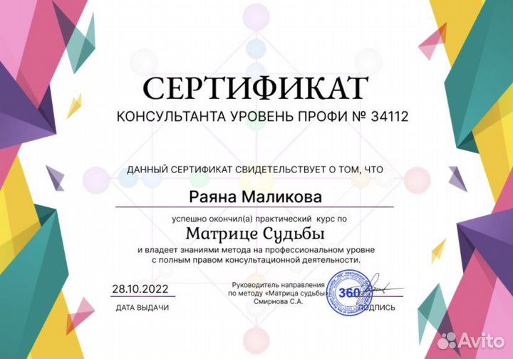 Разбор Матрицы Судьбы