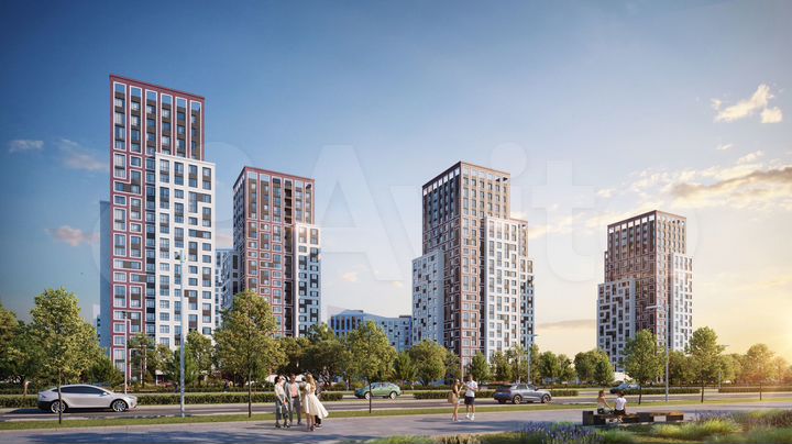 1-к. квартира, 43,7 м², 3/22 эт.