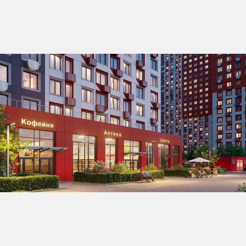 Квартира-студия, 23,3 м², 13/19 эт.