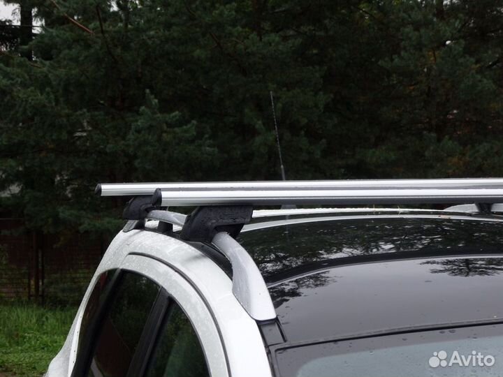 Багажник на интегрированные рейлинги с аэро дугами