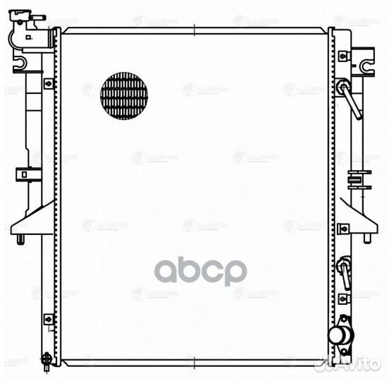 Радиатор охл. для а/м Mitsubishi L200 (15) /Pajero