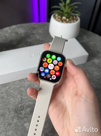 Часы Apple Watch 9 (Оригинальная коробка) Серебро