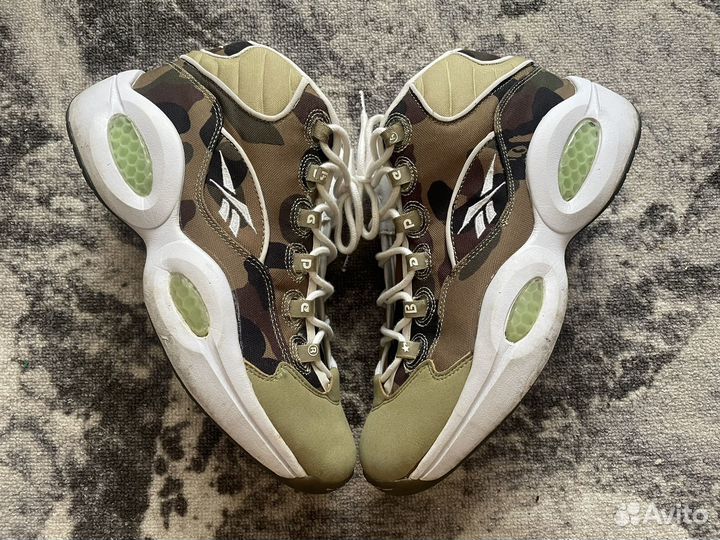 Reebok x Bape Question 1 mid Оригинал 44,5