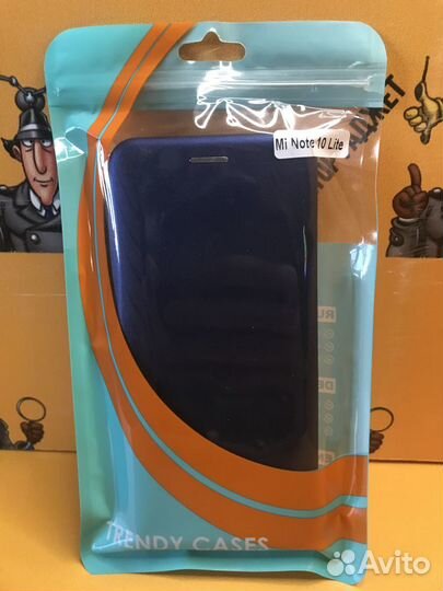 Чexол книжка для xiaomi mi note 10 lite