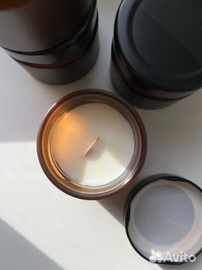 Свечи ручной работы из соевого воска