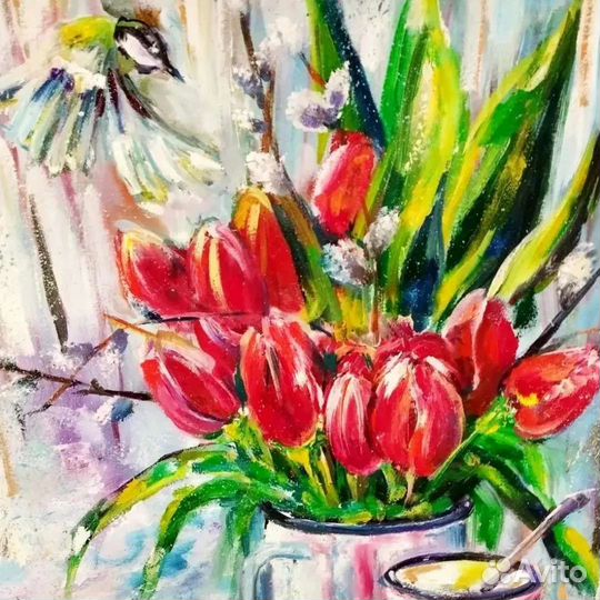 Картина маслом на холсте пейзаж