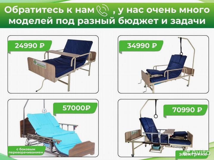 Медицинская кровать для лежачих больных