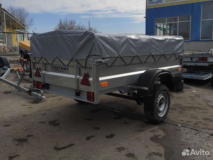 Прицеп Спутник Про Zn 2213/37 низкий тент