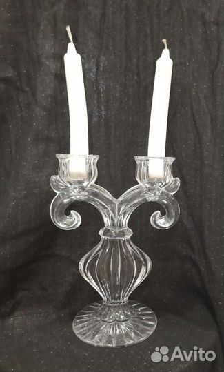 Подсвечник хрустальный