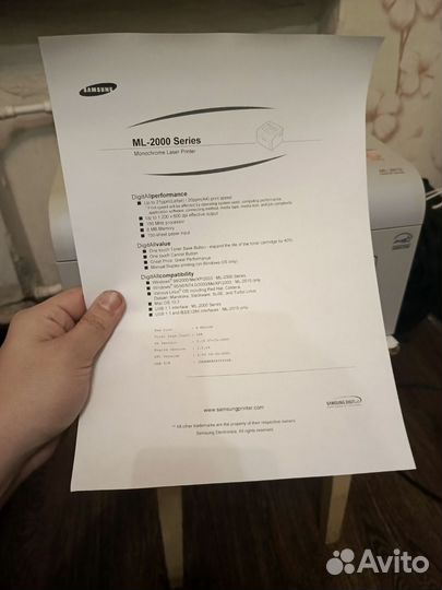 Принтер лазерный samsung