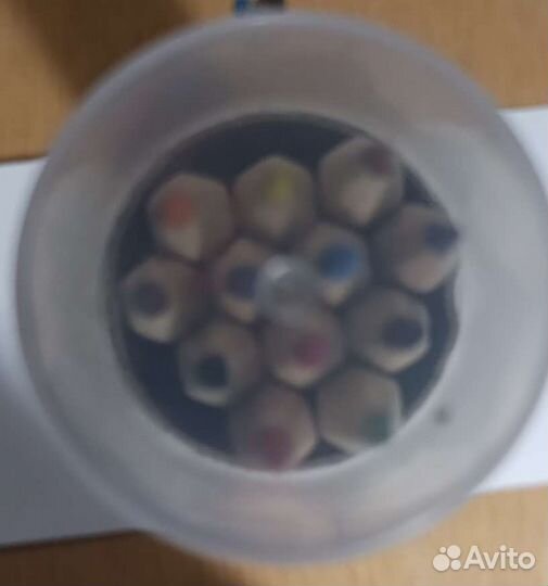 Цветные карандаши в тубе, 12 шт