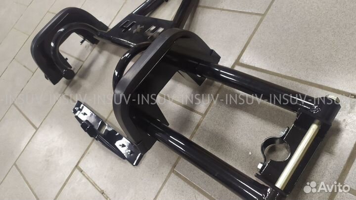 Поворотный кронштейн запаски Нива (под фаркоп)