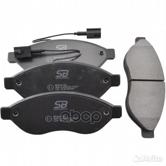 Колодки тормозные дисковые передние (комплект с