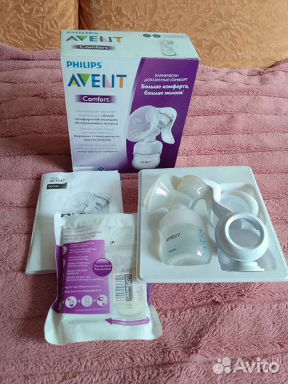 Молокоотсос avent ручной