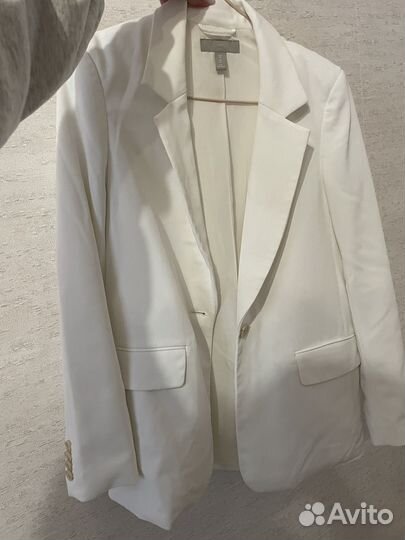 Пиджак белый hm
