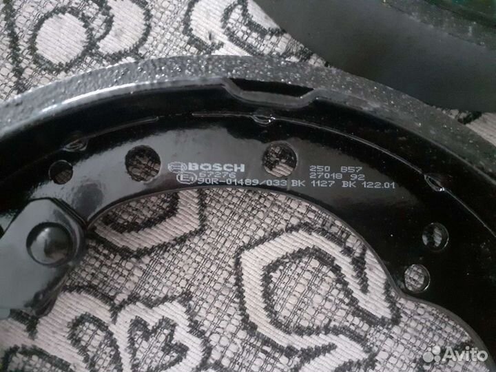 Колодки задние тормозные барабанные новые