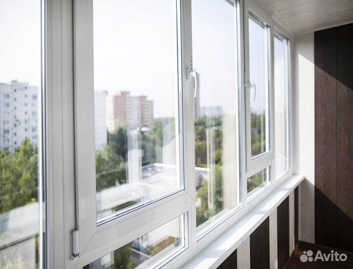 Остекление балконов и лоджий под ключ