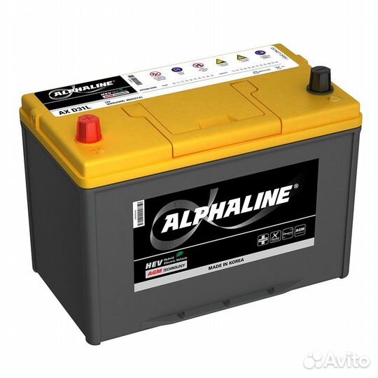 Аккумулятор Alphaline AGM 90Ач AXS115D31R