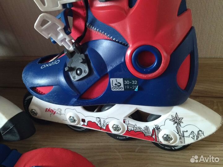 Ролики раздвижные р. 30-32